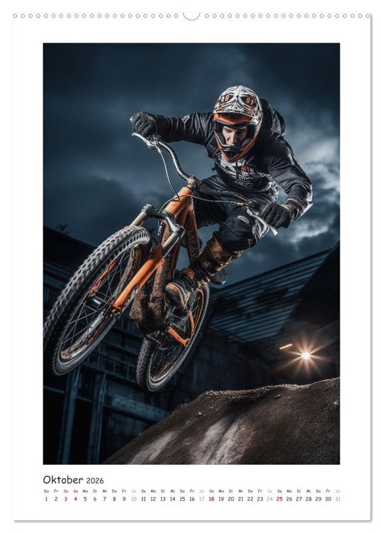 Produktbild: BMX Action (Wandkalender 2026 DIN A2 hoch), CALVENDO Monatskalender