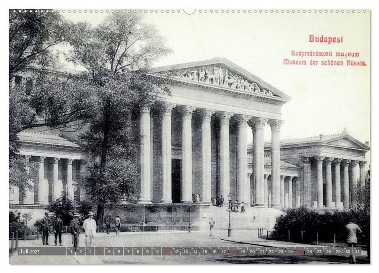 Produktbild: Budapest: in alten Zeiten (hochwertiger Premium Wandkalender 2027 DIN A2 quer), Kunstdruck in Hochglanz