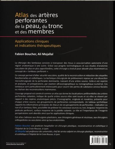Produktbild: Atlas des art&egrave;res perforantes de la peau, du tronc et des membres