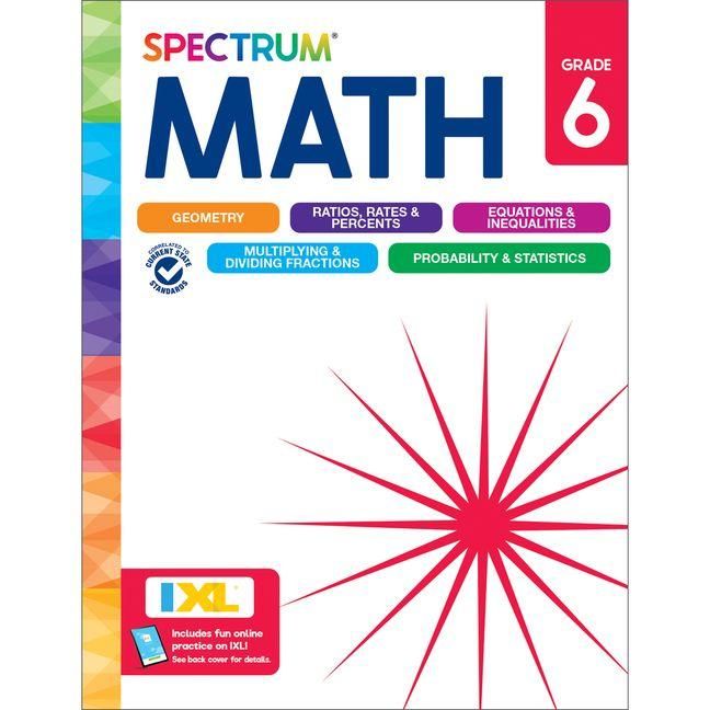 Produktbild: Spectrum Math Workbook, Grade 6