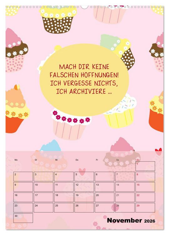 Produktbild: K&ouml;nigin &uuml;ber alles! Typokalender f&uuml;r starke Frauen (hochwertiger Premium Wandkalender 2026 DIN A2 hoch), Kunstdruck in Hochglanz