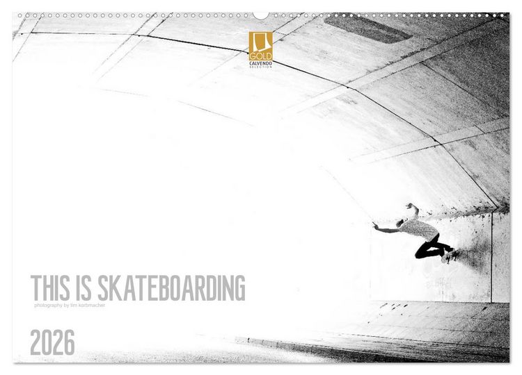 Produktbild: THIS IS SKATEBOARDING 2026 (Wandkalender 2026 DIN A2 quer), CALVENDO Monatskalender