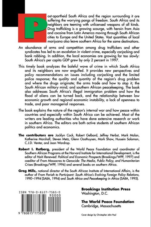 Produktbild: War and Peace in Southern Africa