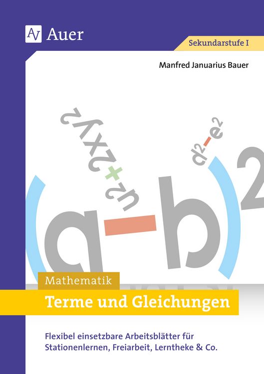 Produktbild: Terme und Gleichungen