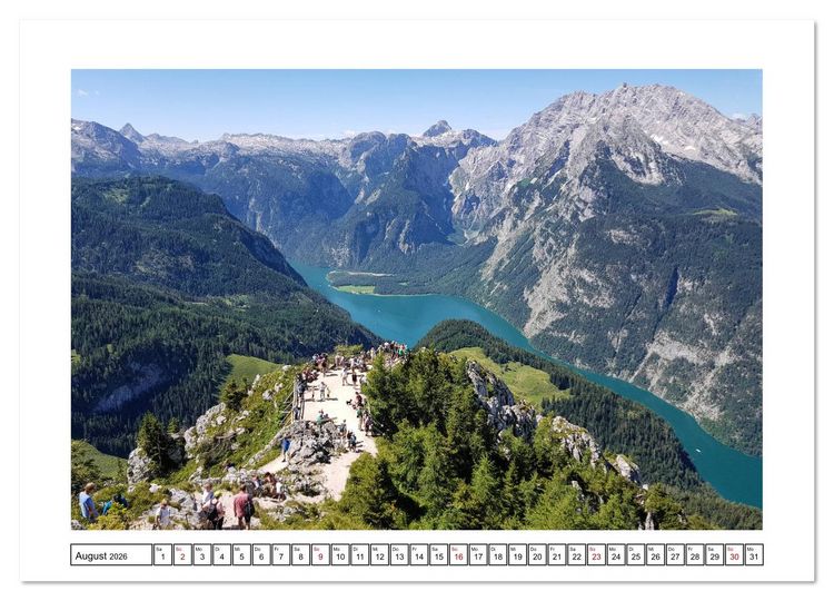 Produktbild: Sehnsuchtsorte im Berchtesgadener Land (Wandkalender 2026 DIN A3 quer), CALVENDO Monatskalender
