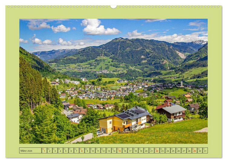 Produktbild: Sch&ouml;ne Gr&uuml;&szlig;e aus St.Veit im Pongau (Wandkalender 2026 DIN A2 quer), CALVENDO Monatskalender