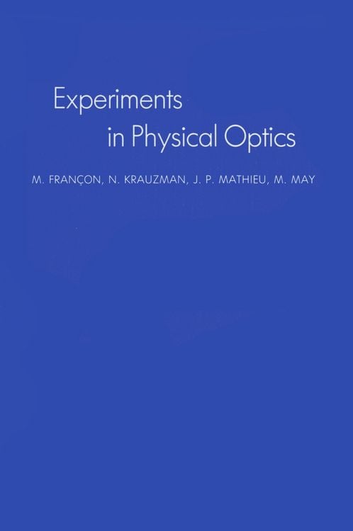 Produktbild: Experiments In Physical Optics