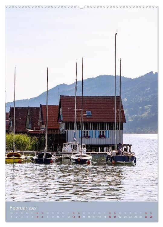 Produktbild: Malerische Allg&auml;u Impressionen. Alpen, Seen und Altst&auml;dte (hochwertiger Premium Wandkalender 2027 DIN A2 hoch), Kunstdruck in Hochglanz