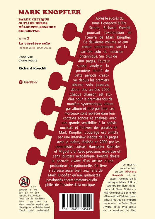 Produktbild: Mark Knopfler (tome 2, la carri&egrave;re solo) - l'&eacute;mouvant ouvrage de 420 pages, &eacute;dition sp&eacute;ciale fran&ccedil;aise