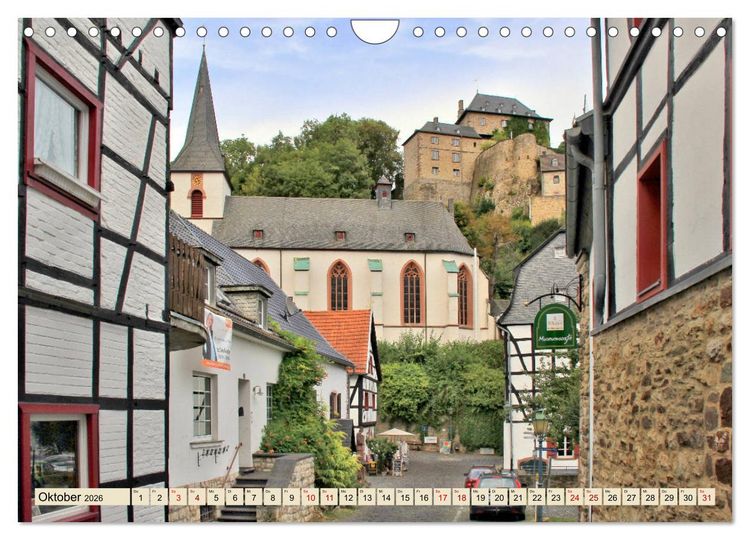 Produktbild: Blankenheim - Eine Perle in der Eifel (Wandkalender 2026 DIN A4 quer), CALVENDO Monatskalender