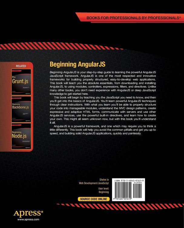 Produktbild: Beginning AngularJS