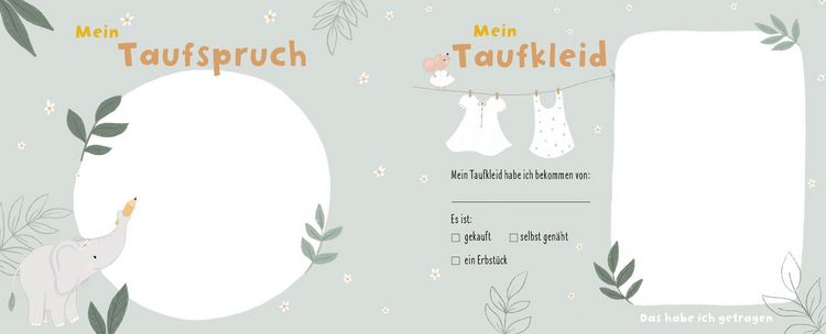 Produktbild: Meine Taufe &ndash; rosa