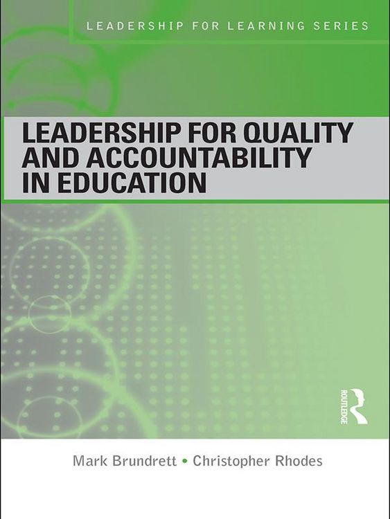 Produktbild: Leadership for Quality and Accountability in Education