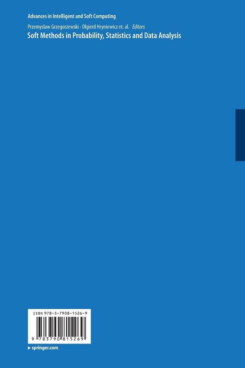 Produktbild: Soft Methods in Probability, Statistics and Data Analysis