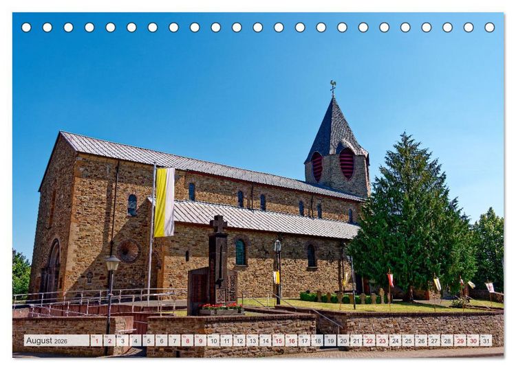 Produktbild: Hennef - Stadt der 100 D&ouml;rfer (Tischkalender 2026 DIN A5 quer), CALVENDO Monatskalender