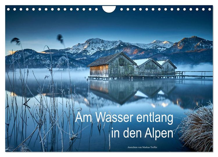 Produktbild: Am Wasser entlang in den Alpen (Wandkalender 2026 DIN A4 quer), CALVENDO Monatskalender