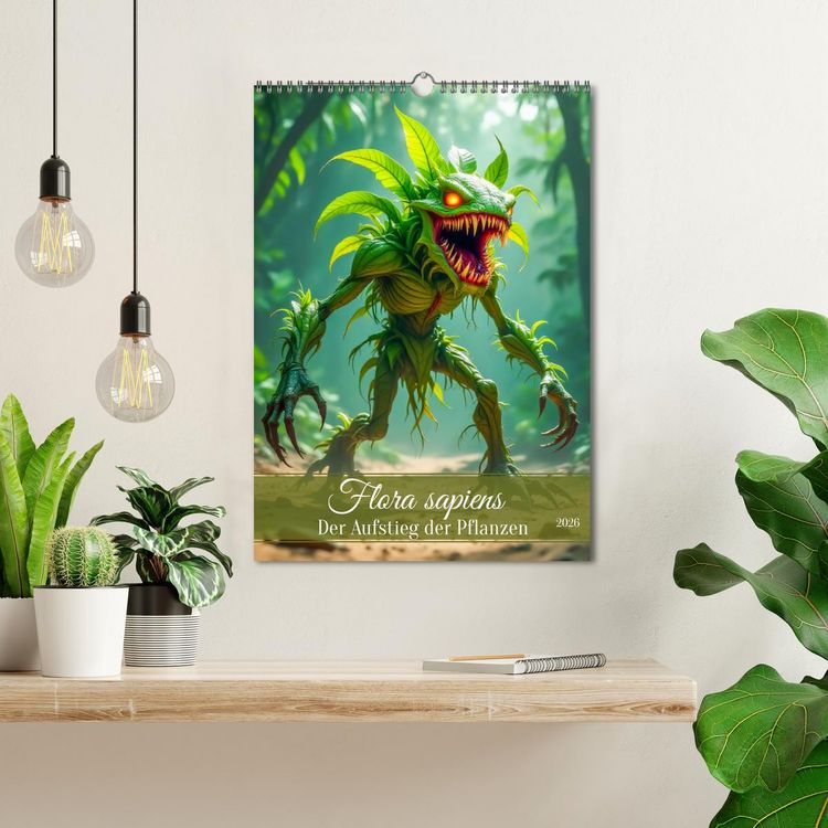 Produktbild: Flora sapiens - Der Aufstieg der Pflanzen (Wandkalender 2026 DIN A3 hoch), CALVENDO Monatskalender