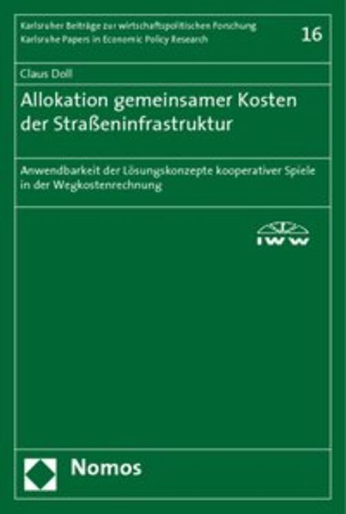 Produktbild: Allokation gemeinsamer Kosten der Stra&szlig;eninfrastruktur