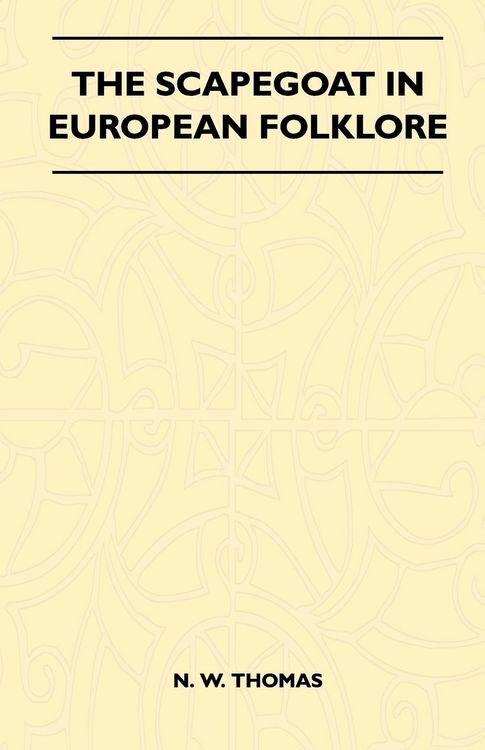 Produktbild: The Scapegoat in European Folklore