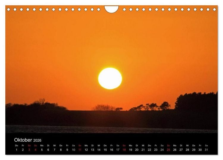 Produktbild: Impressionen von der Insel Usedom (Wandkalender 2026 DIN A4 quer), CALVENDO Monatskalender