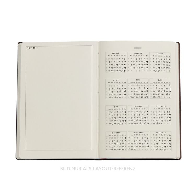 Produktbild: 18-Monatskalender 2026 - 2027 Wildblumen Mini Horizontal