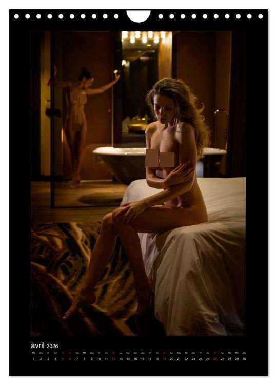 Produktbild: Une nuit &agrave; l'h&ocirc;tel (Calendrier mural 2026 DIN A4 horizontal), CALVENDO calendrier mensuel