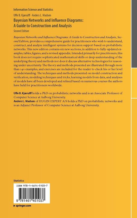 Produktbild: Bayesian Networks and Influence Diagrams: A Guide to Construction and Analysis