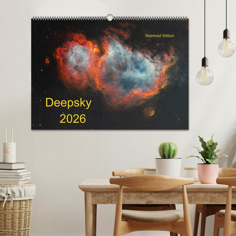 Produktbild: Deepsky 2026 (Wandkalender 2026 DIN A2 quer), CALVENDO Monatskalender