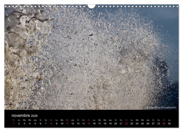 Produktbild: GRANDES MAR&Eacute;ES &Agrave; SAINT-MALO (Calendrier mural 2026 DIN A3 vertical), CALVENDO calendrier mensuel