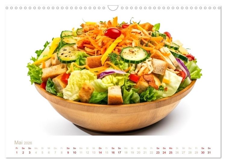 Produktbild: FAST FOOD (Wandkalender 2026 DIN A3 quer), CALVENDO Monatskalender