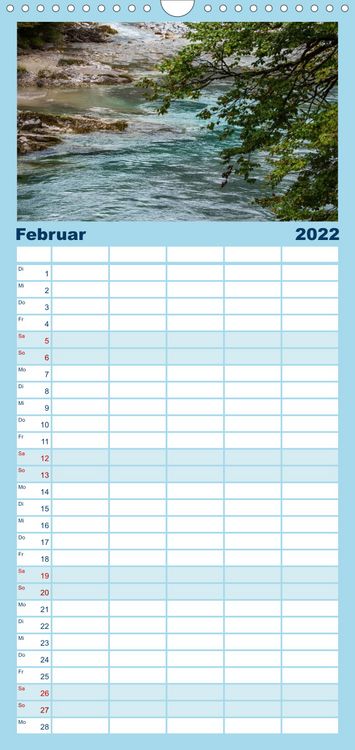 Produktbild: Familienplaner Boarisch g'schaut - Vom Haarsee bis zum Isarwinkel (Wandkalender 2022 , 21 cm x 45 cm, hoch)