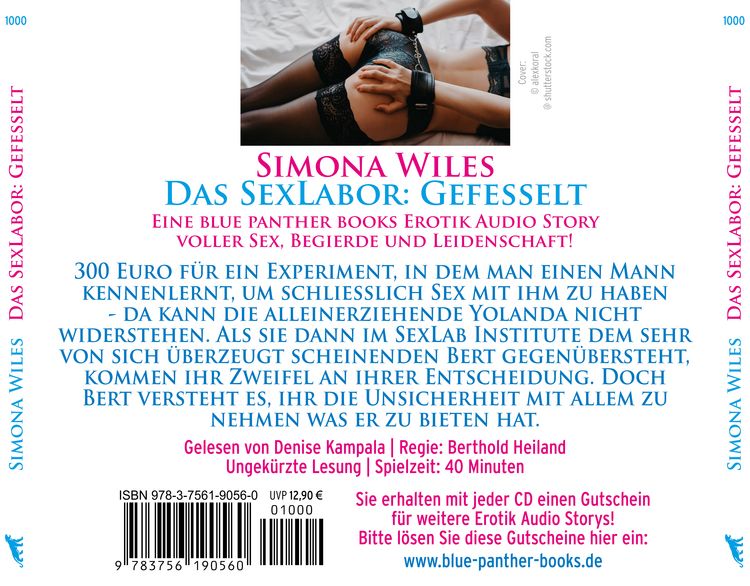Produktbild: Das SexLabor: Gefesselt | Erotik Audio Story | Erotisches H&ouml;rbuch Audio-CD