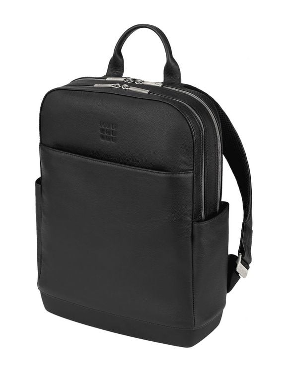 Produktbild: Moleskine klassischer Pro Lederrucksack Schwarz