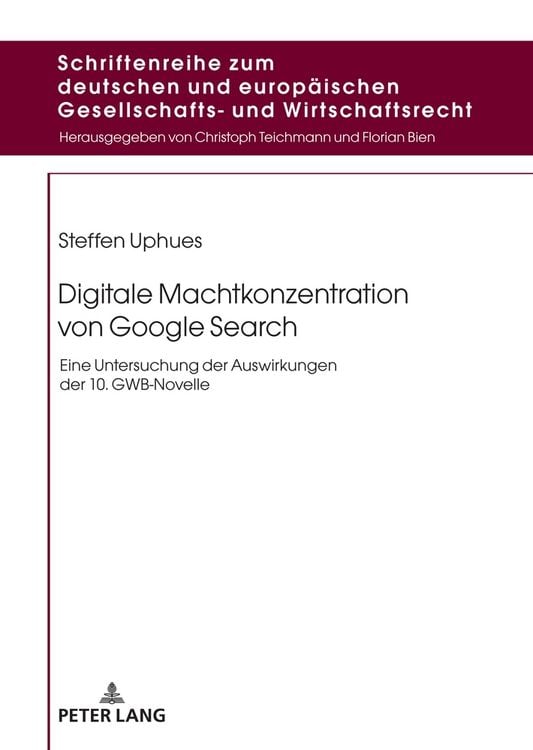 Produktbild: Digitale Machtkonzentration von Google Search