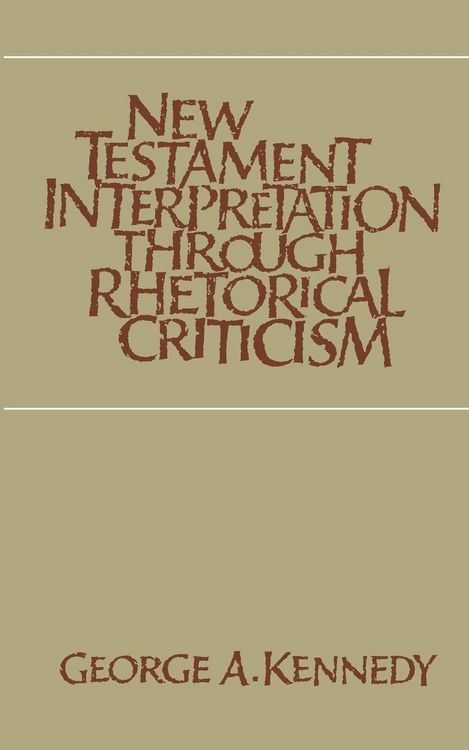 Produktbild: New Testament Interpretation Through Rhetorical Criticism