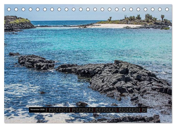 Produktbild: Galapagos- Landschaften (Tischkalender 2026 DIN A5 quer), CALVENDO Monatskalender