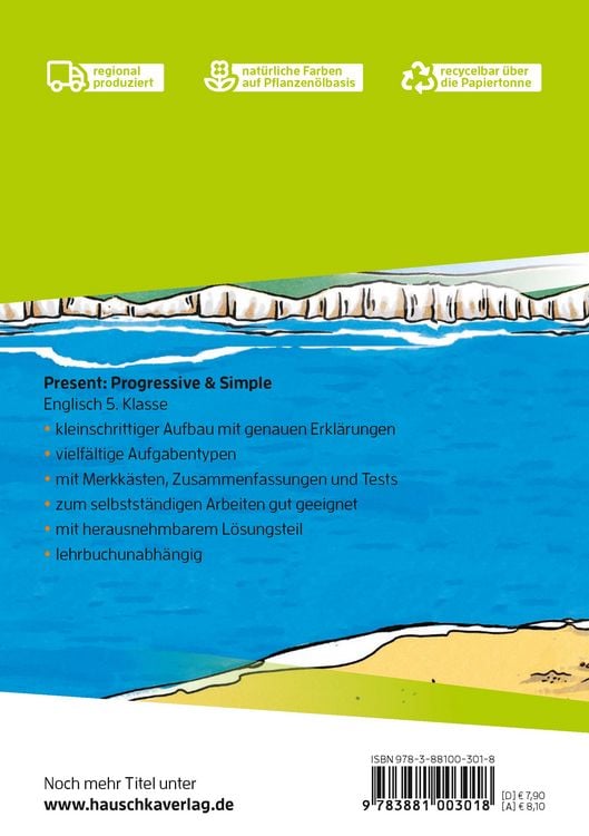 Produktbild: Present: Progressive & Simple. Englisch 5. Klasse, A5-Heft