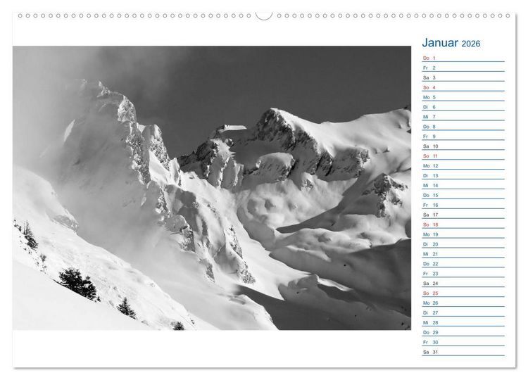 Produktbild: Region Oberstdorf - Kleinwalsertal und Nebelhorn (hochwertiger Premium Wandkalender 2026 DIN A2 quer), Kunstdruck in Hochglanz