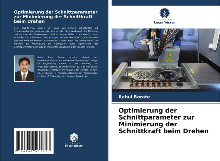 Produktbild: Optimierung der Schnittparameter zur Minimierung der Schnittkraft beim Drehen