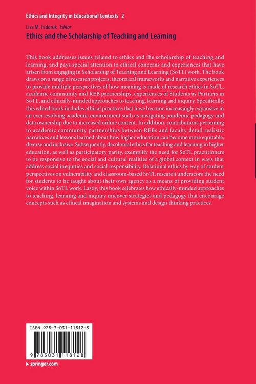 Produktbild: Ethics and the Scholarship of Teaching and Learning