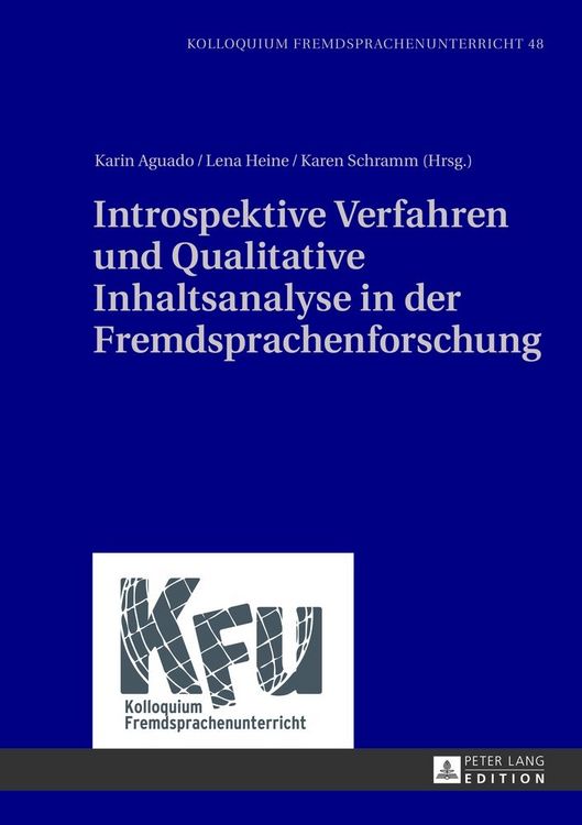 Produktbild: Introspektive Verfahren und Qualitative Inhaltsanalyse in der Fremdsprachenforschung