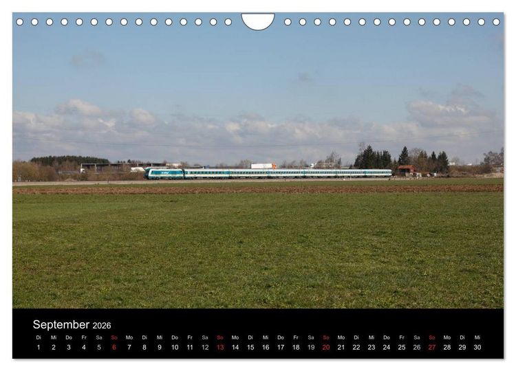 Produktbild: Mit der Bahn durch die Alpen (Wandkalender 2026 DIN A4 quer), CALVENDO Monatskalender
