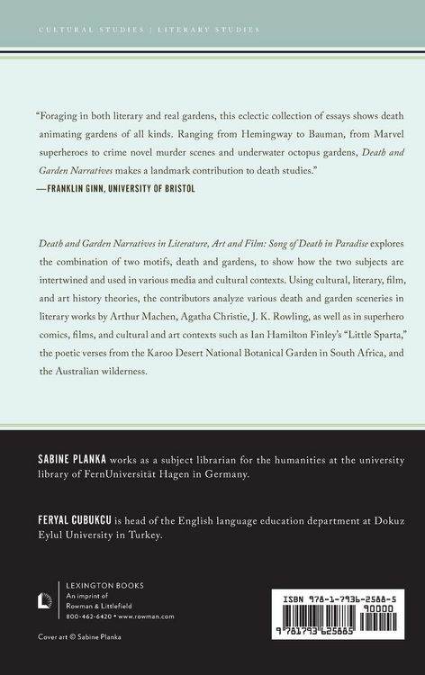 Produktbild: Death and Garden Narratives in Literature, Art, and Film