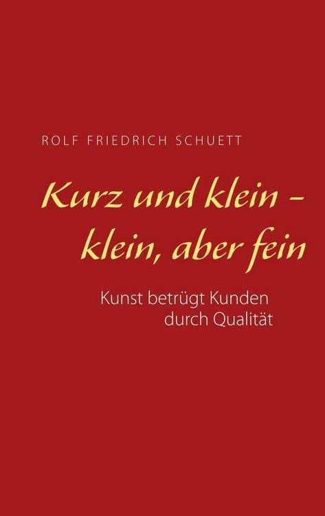 Produktbild: Kurz und klein - klein, aber fein
