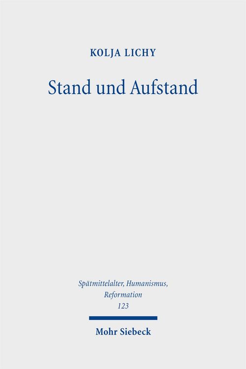 Produktbild: Lichy, K: Stand und Aufstand
