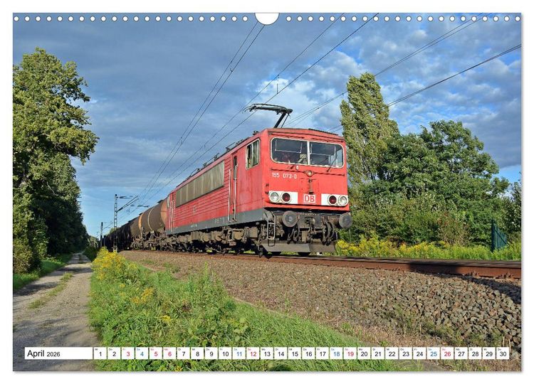 Produktbild: Die Baureihe 250 - Reichsbahnlok in DB-Diensten (Wandkalender 2026 DIN A3 quer), CALVENDO Monatskalender