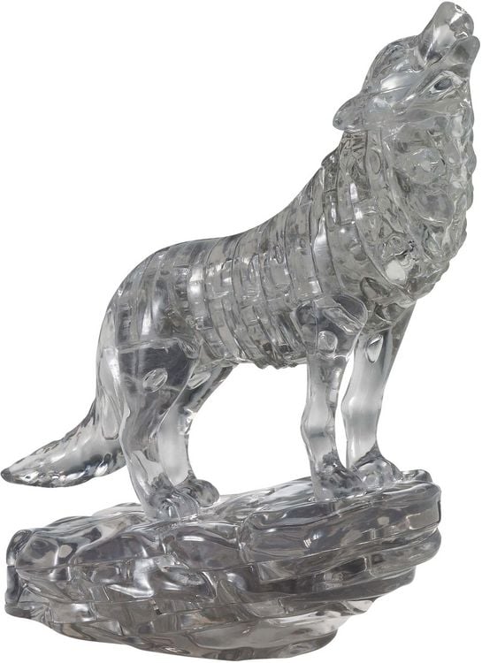 Produktbild: Crystal Puzzle - Wolf Schwarz