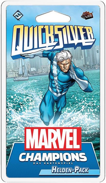 Produktbild: Asmodee FFGD2913 - Marvel Champions, Quicksilver, Helden, Kartenspiel, Erweiterung