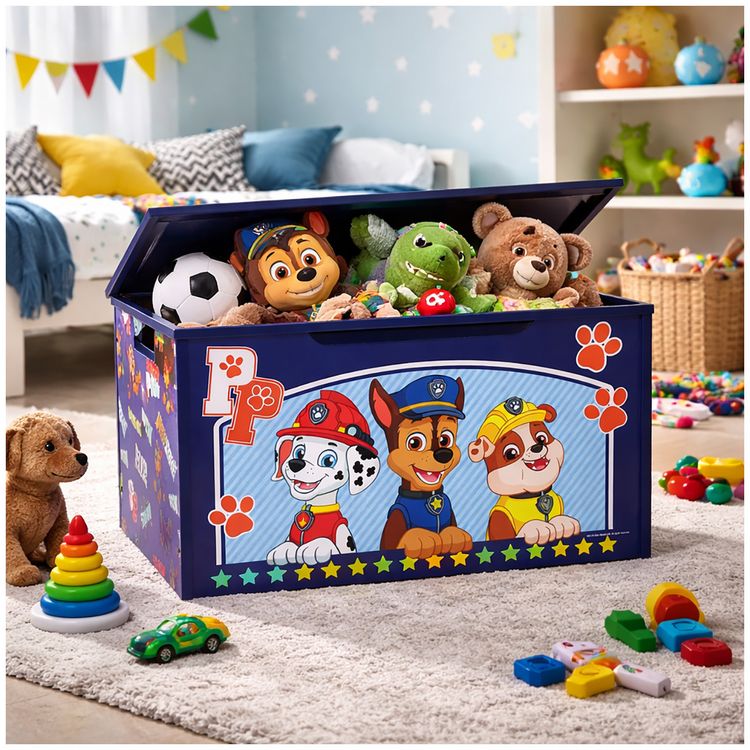 Produktbild: HTI-Living Paw Patrol Spielzeugkiste mit Deckel Kinder Aufbewahrungsbox Blau