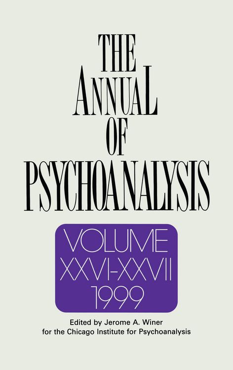 Produktbild: The Annual of Psychoanalysis, V. 26/27